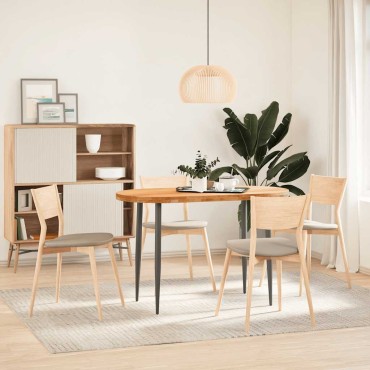 vidaXL Επιτραπέζια επιφάνεια Ανοιχτό Καφέ 120x60x4cm Ξύλο Δρυός Οβάλ