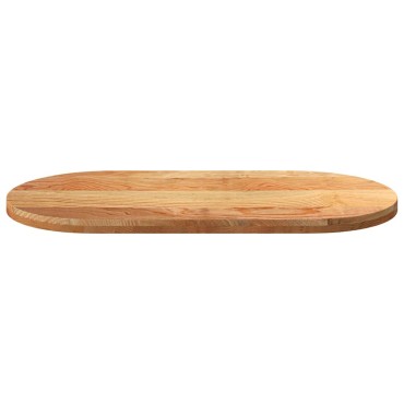 vidaXL Επιτραπέζια επιφάνεια Ανοιχτό Καφέ 120x60x4cm Ξύλο Δρυός Οβάλ
