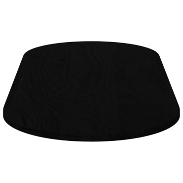 vidaXL Επιτραπέζια επιφάνεια Σκούρο Καφέ 140x60x2cm Ξύλο Δρυός Οβάλ