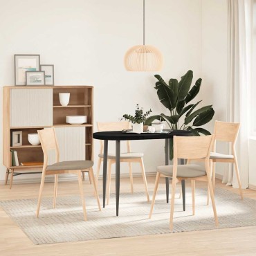 vidaXL Επιτραπέζια επιφάνεια Σκούρο Καφέ 100x50x4cm Ξύλο Δρυός Οβάλ