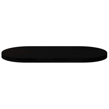 vidaXL Επιτραπέζια επιφάνεια Σκούρο Καφέ 100x50x4cm Ξύλο Δρυός Οβάλ