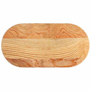 vidaXL Επιτραπέζια επιφάνεια Ανοιχτό Καφέ 80x40x4cm Ξύλο Δρυός Οβάλ