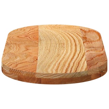 vidaXL Επιτραπέζια επιφάνεια Ανοιχτό Καφέ 80x40x4cm Ξύλο Δρυός Οβάλ