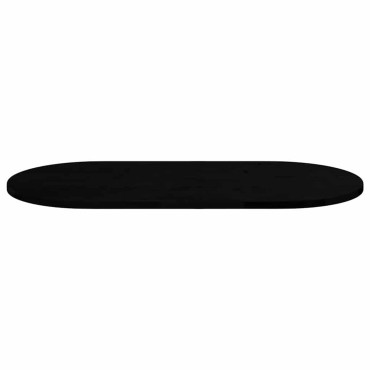 vidaXL Επιτραπέζια επιφάνεια Σκούρο Καφέ 100x50x2cm Ξύλο Δρυός Οβάλ