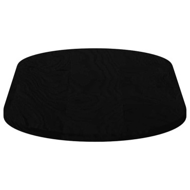 vidaXL Επιτραπέζια επιφάνεια Σκούρο Καφέ 100x50x2cm Ξύλο Δρυός Οβάλ