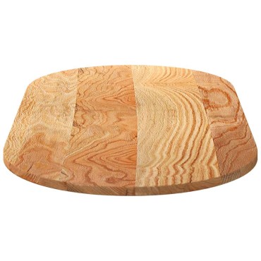 vidaXL Επιτραπέζια επιφάνεια Ανοιχτό Καφέ 120x60x2cm Ξύλο Δρυός Οβάλ