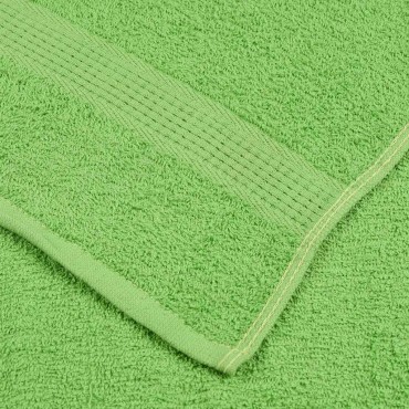 vidaXL Πετσέτες 4 Τεμ. Πράσινο Μήλο 100x200 εκ. 360 γρ/μ² 100% βαμβάκι