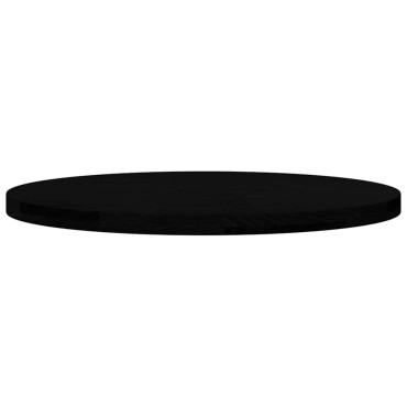 vidaXL Επιτραπέζια επιφάνεια Σκούρο Καφέ 80x40x4cm Ξύλο Δρυός Οβάλ