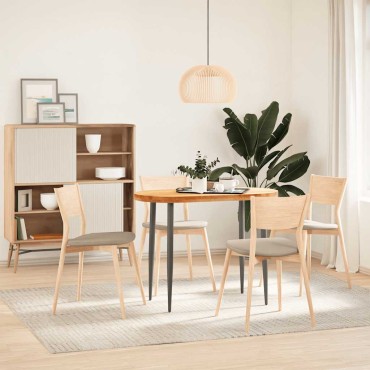 vidaXL Επιτραπέζια επιφάνεια Ανοιχτό Καφέ 100x50x4cm Ξύλο Δρυός Οβάλ