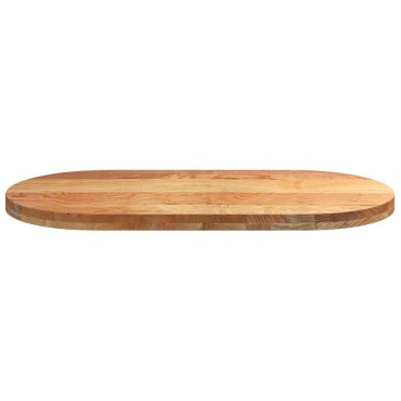 vidaXL Επιτραπέζια επιφάνεια Ανοιχτό Καφέ 100x50x4cm Ξύλο Δρυός Οβάλ