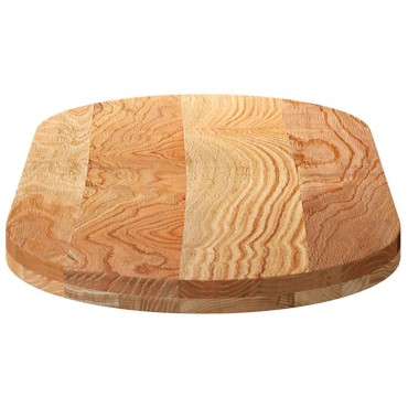 vidaXL Επιτραπέζια επιφάνεια Ανοιχτό Καφέ 100x50x4cm Ξύλο Δρυός Οβάλ