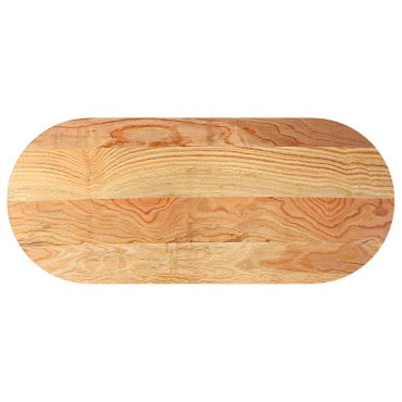 vidaXL Επιτραπέζια επιφάνεια Ανοιχτό Καφέ 140x60x4cm Ξύλο Δρυός Οβάλ