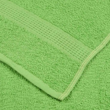 vidaXL Πετσέτες ντους 10 Τεμ. Πράσινο Μήλο 70x140 εκ. 360 γρ/μ² Βαμβ.