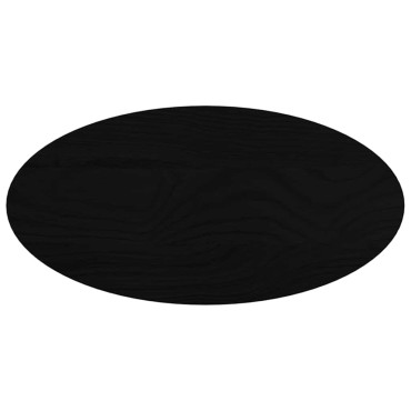 vidaXL Επιτραπέζια επιφάνεια Σκούρο Καφέ 80x40x2cm Ξύλο Δρυός Οβάλ