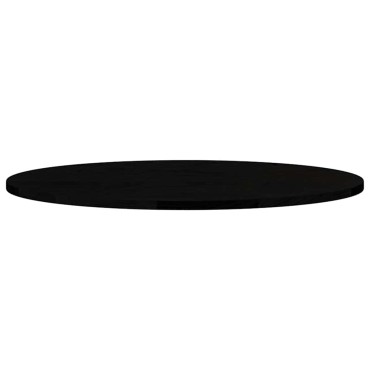 vidaXL Επιτραπέζια επιφάνεια Σκούρο Καφέ 80x40x2cm Ξύλο Δρυός Οβάλ