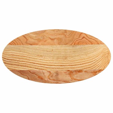 vidaXL Επιτραπέζια επιφάνεια Ανοιχτό Καφέ 80x40x2cm Ξύλο Δρυός Οβάλ