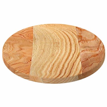 vidaXL Επιτραπέζια επιφάνεια Ανοιχτό Καφέ 80x40x2cm Ξύλο Δρυός Οβάλ