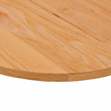 vidaXL Επιτραπέζια επιφάνεια Ανοιχτό Καφέ 80x40x2cm Ξύλο Δρυός Οβάλ