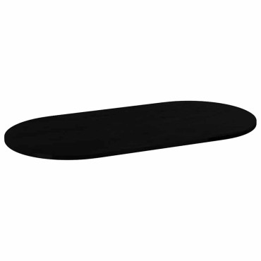 vidaXL Επιτραπέζια επιφάνεια Σκούρο Καφέ 120x60x2cm Ξύλο Δρυός Οβάλ