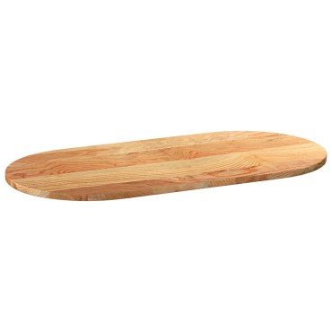vidaXL Επιτραπέζια επιφάνεια Ανοιχτό Καφέ 100x50x2cm Ξύλο Δρυός Οβάλ
