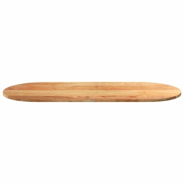 vidaXL Επιτραπέζια επιφάνεια Ανοιχτό Καφέ 140x60x2cm Ξύλο Δρυός Οβάλ