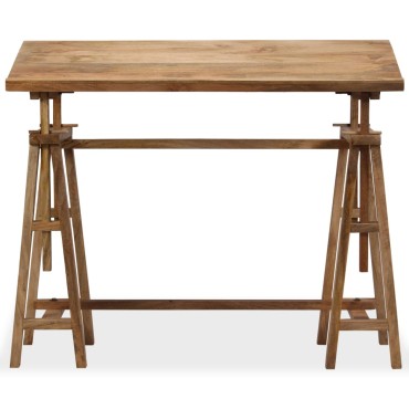 vidaXL Γραφείο Σχεδιαστήριο 116x50x76cm από Μασίφ Ξύλο Μάνγκο 1 τεμ.