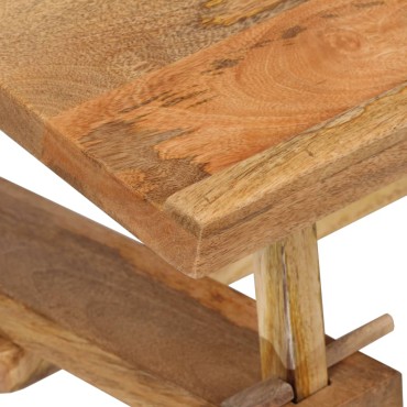 vidaXL Γραφείο Σχεδιαστήριο 116x50x76cm από Μασίφ Ξύλο Μάνγκο 1 τεμ.