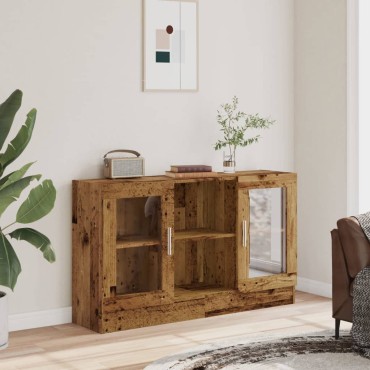vidaXL Μπουφές Όψη Παλαιού Ξύλου 120x30,5x70cm Επεξεργασμένο Ξύλο 1 τεμ.