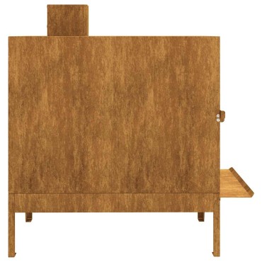 vidaXL Σόμπα Κάμπινγκ 35x50x60 cm Χάλυβας Ο Κορτέν