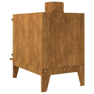 vidaXL Σόμπα Κάμπινγκ 35x50x60 cm Χάλυβας Ο Κορτέν