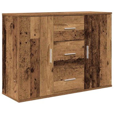 vidaXL Μπουφές Όψη Παλαιού Ξύλου 90x29,5x65cm Επεξεργασμένο Ξύλο 1 τεμ.