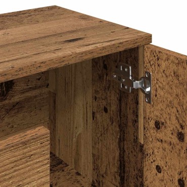 vidaXL Μπουφές Όψη Παλαιού Ξύλου 90x29,5x65cm Επεξεργασμένο Ξύλο 1 τεμ.