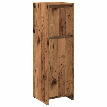 vidaXL Στήλη Μπάνιου Παλιό Ξύλο 30x30x95cm από Μοριοσανίδα 1 τεμ.