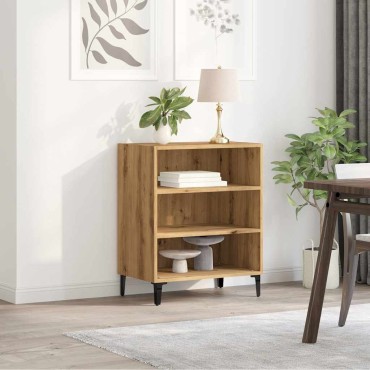 vidaXL Μπουφές Αρτισιανή Δρυς 57x35x75cm από Επεξεργασμένο Ξύλο 1 τεμ.