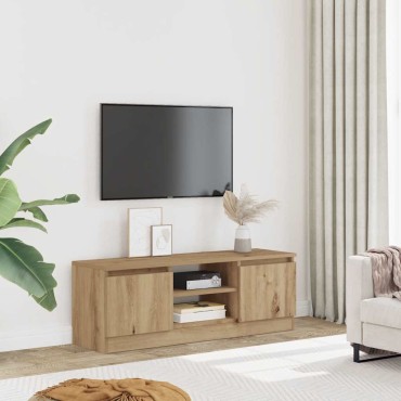 vidaXL Έπιπλο Τηλεόρασης Αρτισιανή Δρυς 102x30x36cm από Επεξεργ. Ξύλο