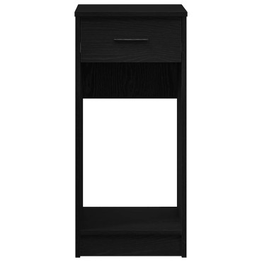 vidaXL Πύργος υπολογιστή με συρτάρι Μαύρο 35x45x77cm 1 τεμ.