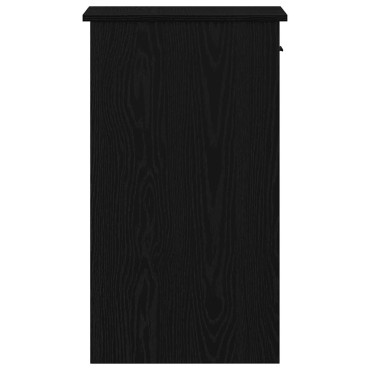 vidaXL Πύργος υπολογιστή με συρτάρι Μαύρο 35x45x77cm 1 τεμ.