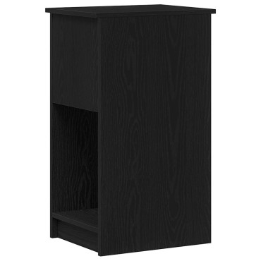 vidaXL Πύργος υπολογιστή με συρτάρι Μαύρο 35x45x77cm 1 τεμ.