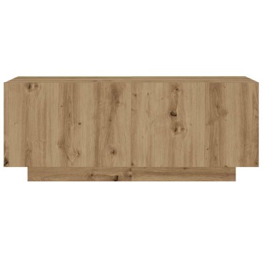 vidaXL Έπιπλο Τηλεόρασης με LED Αρτισιανή Δρυς 260x35x40cm Επεξ.Ξύλο