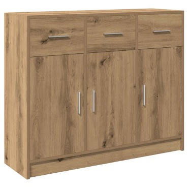 vidaXL Ντουλάπι Αρτισιανή Δρυς 91x28x75cm από Επεξεργασμένο Ξύλο 1 τεμ.