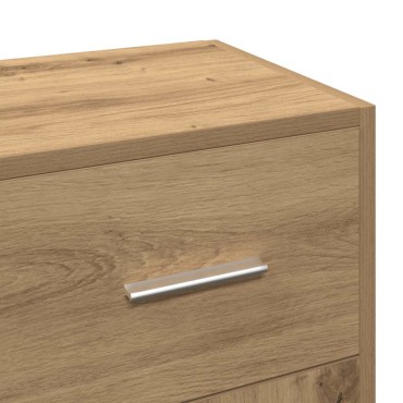 vidaXL Ντουλάπι Αρτισιανή Δρυς 91x28x75cm από Επεξεργασμένο Ξύλο 1 τεμ.