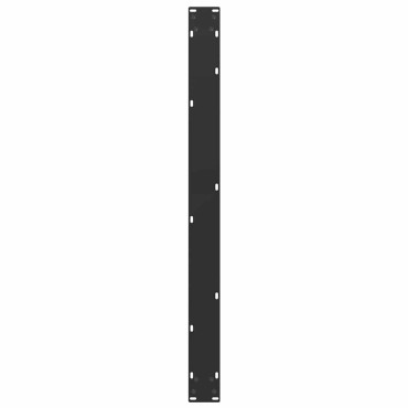 vidaXL Πόδια τραπεζαρίας σε σχήμα U 2 τεμ. Μαύρο 100x(72-73)cm