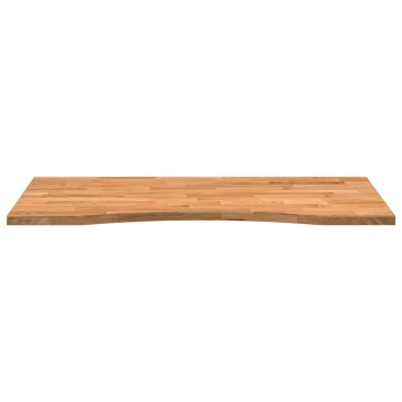 vidaXL Επιφάνεια Τραπεζιού Ορθογώνιος 100x50x2,5cm Μασίφ Ξύλο Δρυός 1 τεμ.