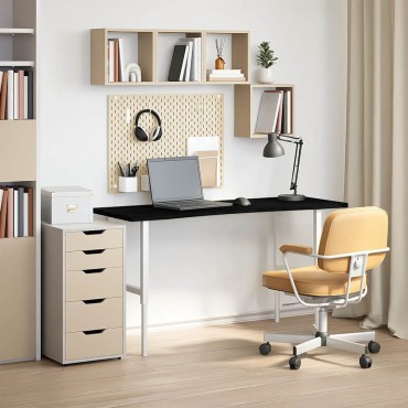 vidaXL Επιφάνεια Τραπεζιού Ορθογώνιος 140x50x2,5cm Μασίφ Ξύλο Δρυός 1 τεμ.