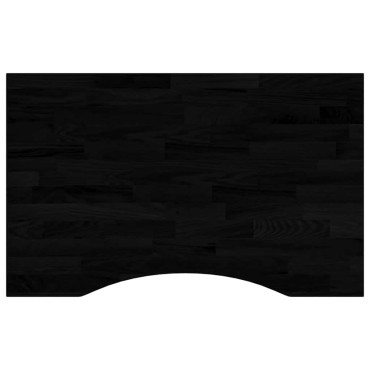 vidaXL Επιφάνεια Τραπεζιού Ορθογώνιος 80x60x2,5cm Μασίφ Ξύλο Δρυός 1 τεμ.