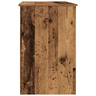vidaXL Γραφείο Όψη Παλαιού Ξύλου 102x76x50cm από Επεξεργασμένο Ξύλο 1 τεμ.