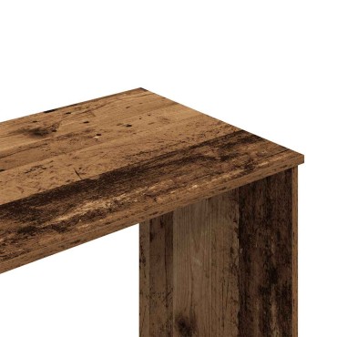 vidaXL Γραφείο Όψη Παλαιού Ξύλου 102x76x50cm από Επεξεργασμένο Ξύλο 1 τεμ.