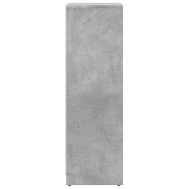 vidaXL Στήλη Μπάνιου Γκρι Σκυροδέματος 30x30x95cm Επεξεργασμένο Ξύλο 1 τεμ.