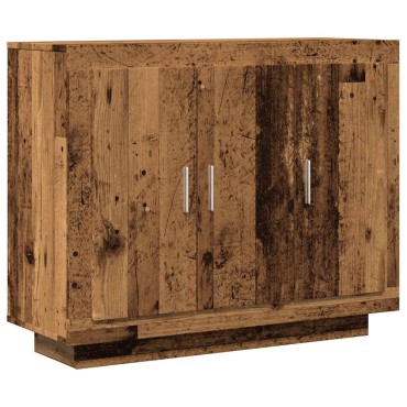 vidaXL Μπουφές Όψη Παλαιού Ξύλου 92x35x75cm Επεξεργασμένο Ξύλο 1 τεμ.