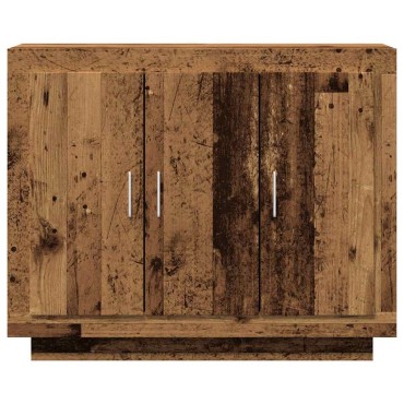 vidaXL Μπουφές Όψη Παλαιού Ξύλου 92x35x75cm Επεξεργασμένο Ξύλο 1 τεμ.